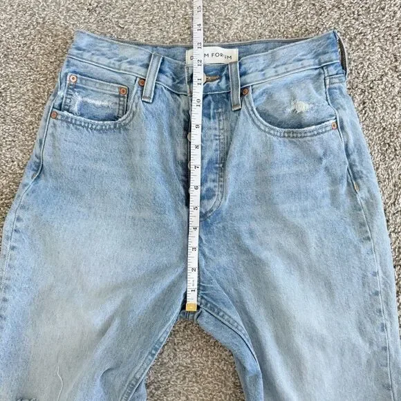 DENIM FORUM | The Boyfriend High Rise Loose 28L Size 25 - Picture 14 of 15